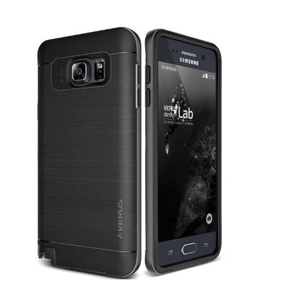 Galaxy Note 5 Case Verus High Pro Shield Steel Silver